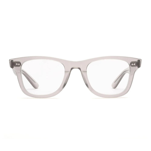 Caddis Reading Glasses Porgy Backstage frame in Gainsboro Grey front view