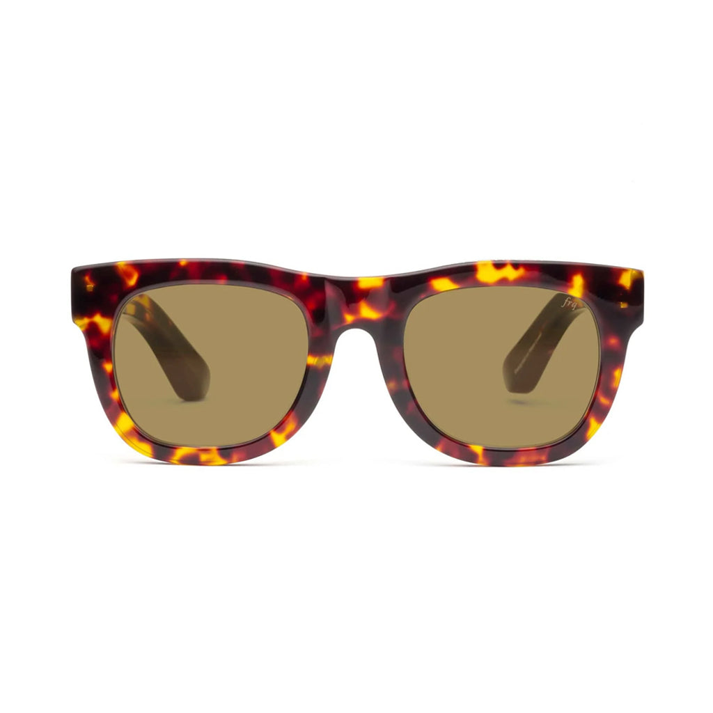 Caddis Sunglasses D28 frame in Turtle front view