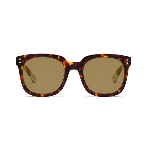 Caddis Sunglasses Jockamo frame in Turtle front view