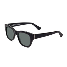 Load image into Gallery viewer, Caddis Sunglasses Miklos frame in Matte Black angled view
