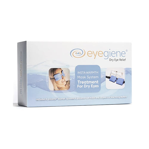 EyeGiene Insta-warmth Mask System Starter Kit packaging