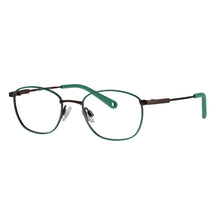 Load image into Gallery viewer, Indii Kids Eyewear IN10 frame in Mint/Bronze quarter view
