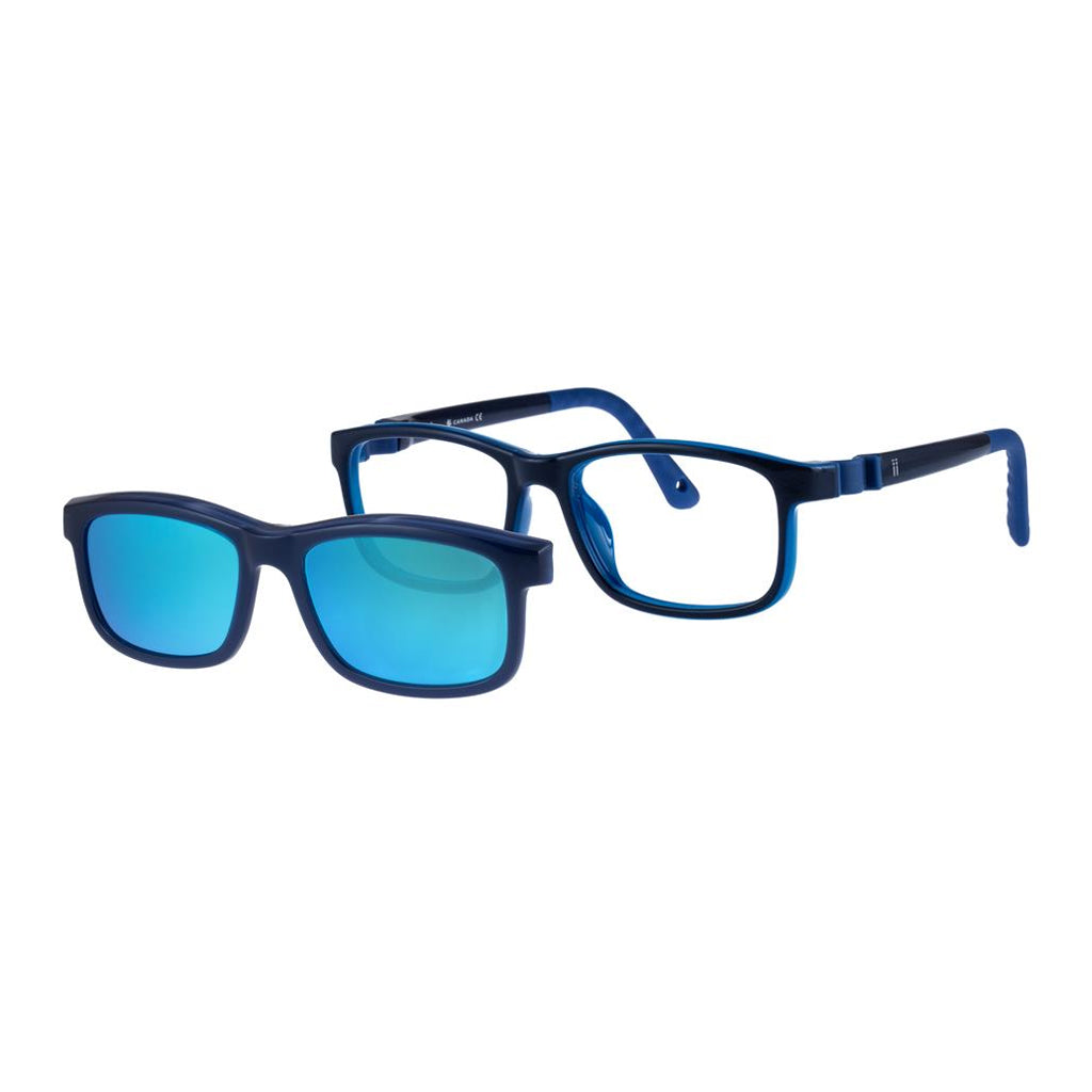 Indii Kids Eyewear IN51 solar clip kit in Blue