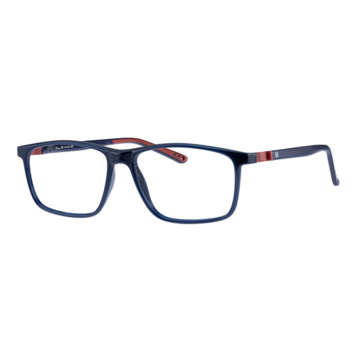 Indii Kids Eyewear IN58 frame in Dark Blue/Red quarter view