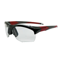 Load image into Gallery viewer, Liberty Sport Rec Specs Impact frame in Shiny Gunmetal Red angled view
