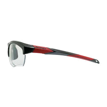 Load image into Gallery viewer, Liberty Sport Rec Specs Impact frame in Shiny Gunmetal Red side view
