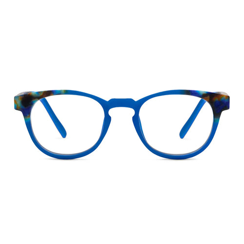 Peepers Readers Chester frame in Cobalt/Cobalt Tortoise front view