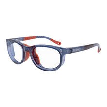 Load image into Gallery viewer, Rec Specs Hybrid 1 frame in Translucent Blue/Red angled view
