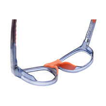 Load image into Gallery viewer, Rec Specs Hybrid 1 frame in Translucent Blue/Red inside view
