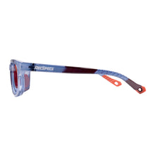 Load image into Gallery viewer, Rec Specs Hybrid 1 frame in Translucent Blue/Red side view
