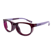 Load image into Gallery viewer, Rec Specs Hybrid 1 frame in Translucent Purple/Pink angled view
