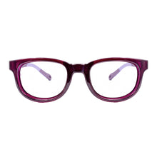 Load image into Gallery viewer, Rec Specs Hybrid 1 frame in Translucent Purple/Pink front view
