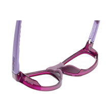 Load image into Gallery viewer, Rec Specs Hybrid 1 frame in Translucent Purple/Pink inside view
