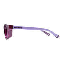 Load image into Gallery viewer, Rec Specs Hybrid 1 frame in Translucent Purple/Pink side view
